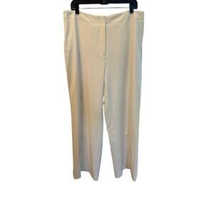 Women’s Talbots Heritage Wide Leg Wool Blend Cream Pants. Size 18 NWOT!